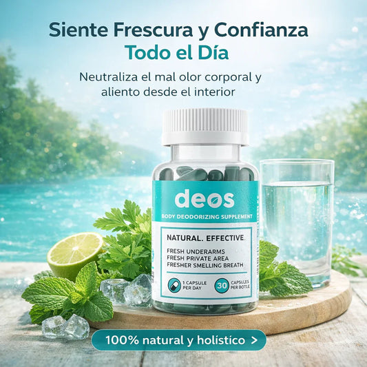 Deos™ – Suplemento Natural para Eliminar el Mal Olor Corporal